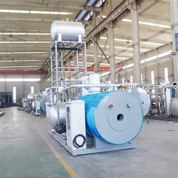 غلاية الزيت الحراري الأفقية التي تعمل بالغاز